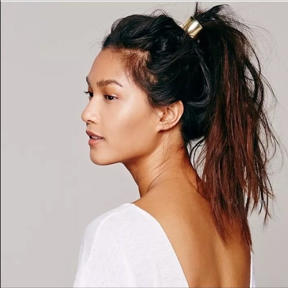 Free People Accessories Ponytail Cuff Silver Hair Poshmark